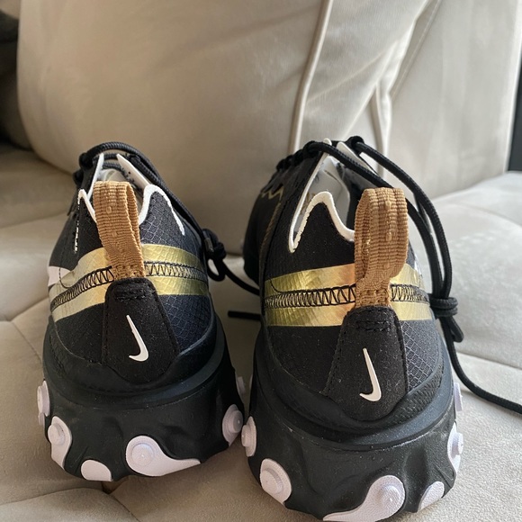 Nike React Element 55 black and gold - Picture 3 of 5
